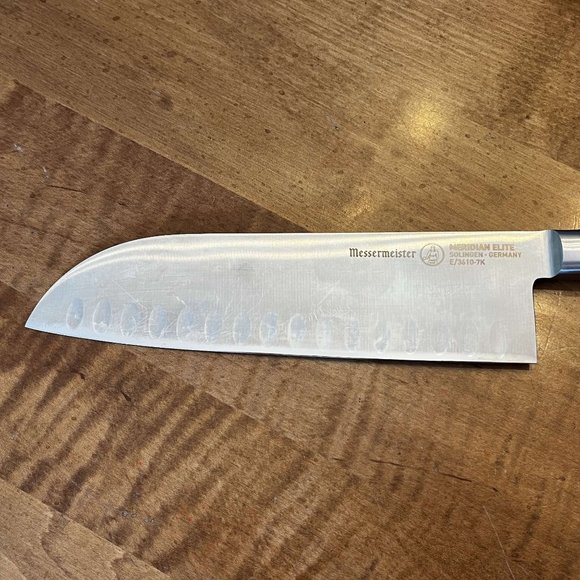 MESSERMEISTER Meridian Elite 7" Santoku Kitchen Knife, made in Germany - Picture 3 of 6